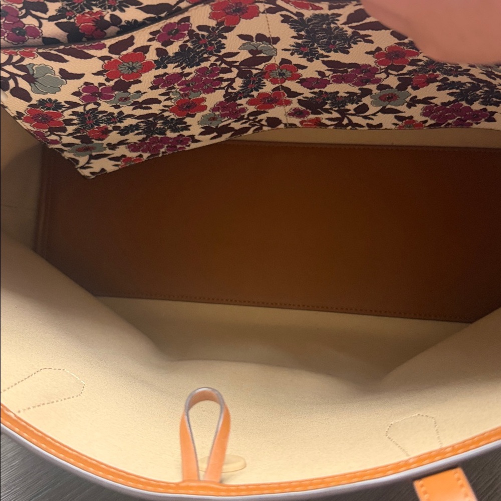 Tory Burch Large Multicolor Floral Tote - Picture 3 of 8